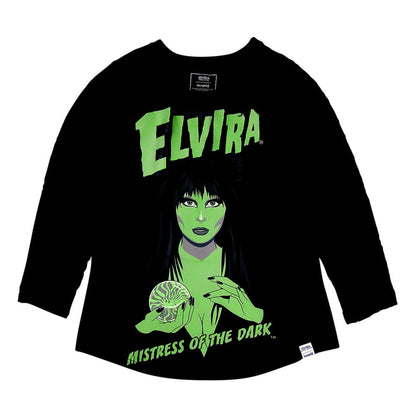 Elivira by Loungefly Tee T-Shirt Unisex Shirred Raglan Größe S Image 2