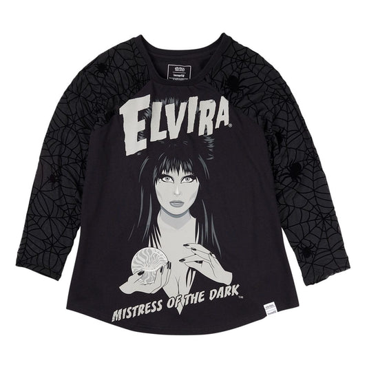 Elivira by Loungefly Tee T-Shirt Unisex Shirred Raglan Größe S Image 1