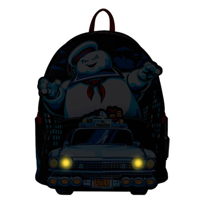 Ghostbusters by Loungefly Mini Rucksack Stay Puff Chasing Image 2