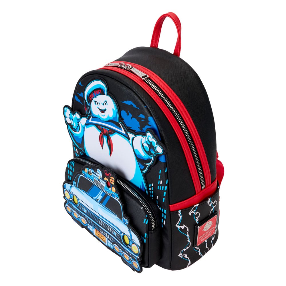 Ghostbusters by Loungefly Mini Rucksack Stay Puff Chasing Image 4