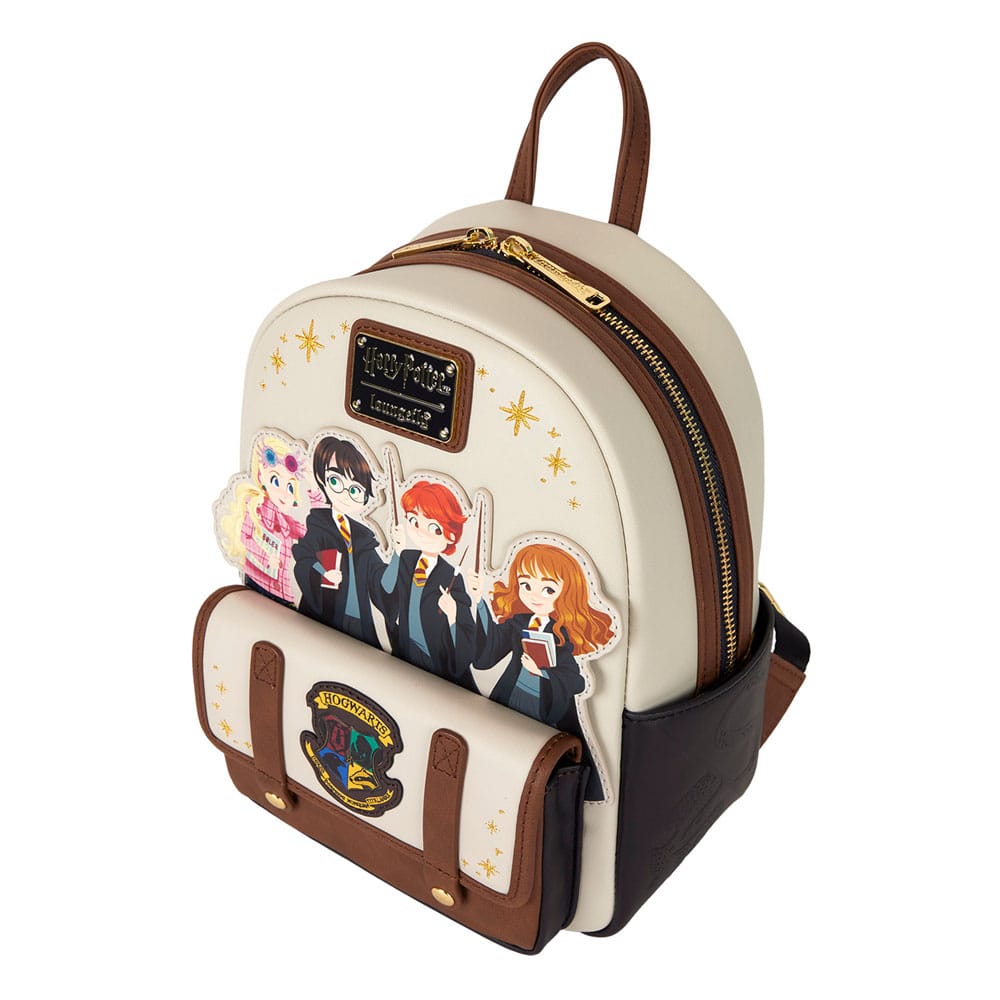 Harry Potter by Loungefly Mini Rucksack Spring Flap Pocket Image 3