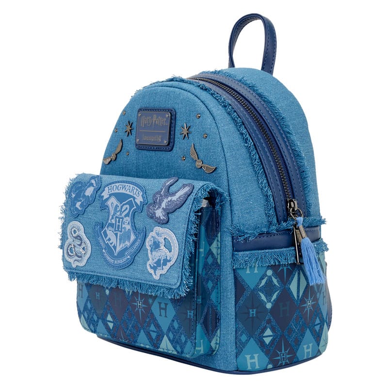 Warner Bros by Loungefly Mini Rucksack Denim Harry Potter Image