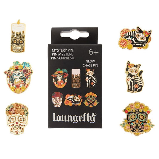 Loungefly Ansteck-Pins Blind Box Dia de los Muertos Sortiment (12) Image 1
