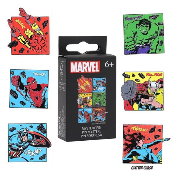 Marvel by Loungefly Ansteck-Pins Classic Avengers Blind Display (12) Image