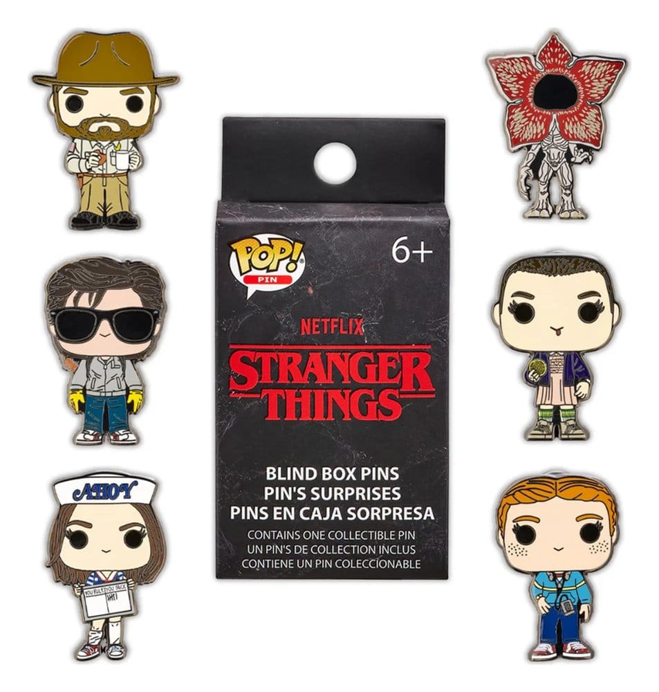Stranger Things: Characters Blind Box Pin Set Display (12) Image