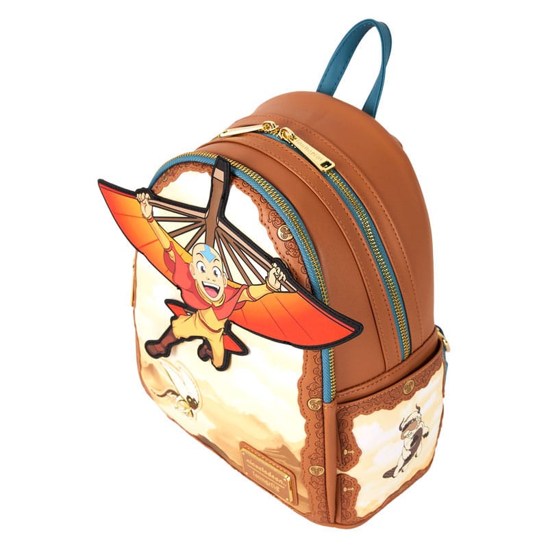 Nickelodeon by Loungefly Mini Rucksack Avatar: The Last Airbender Aang Glider Staff Image 4