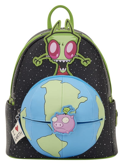 Nickelodeon by Loungefly Mini Rucksack Invader Zim Glow Image 1