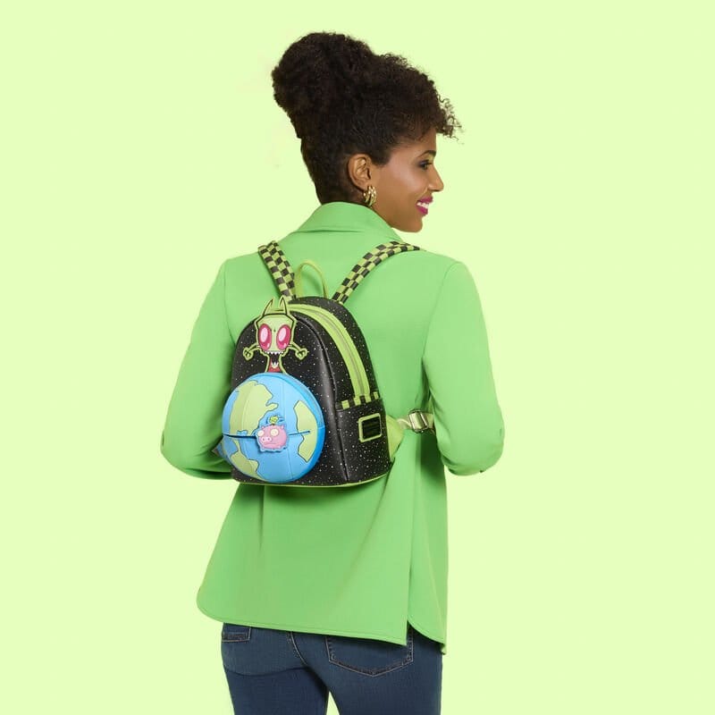 Nickelodeon by Loungefly Mini Rucksack Invader Zim Glow Image 3