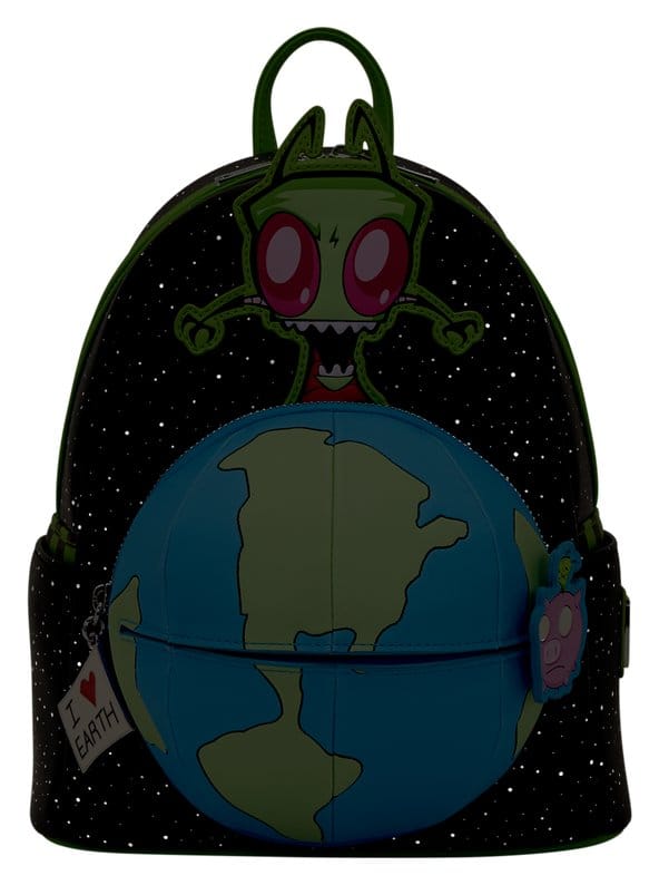 Nickelodeon by Loungefly Mini Rucksack Invader Zim Glow Image 4