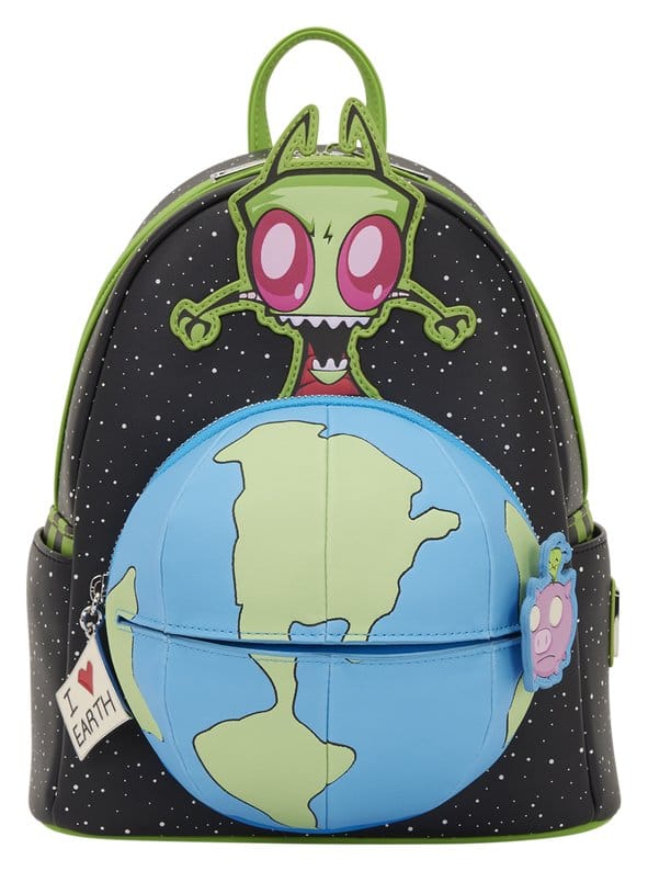 Nickelodeon by Loungefly Mini Rucksack Invader Zim Glow Image 5