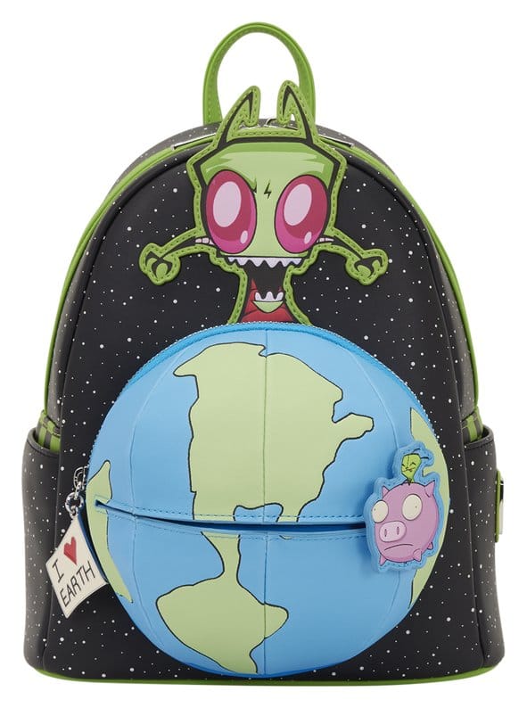 Nickelodeon by Loungefly Mini Rucksack Invader Zim Glow Image 6