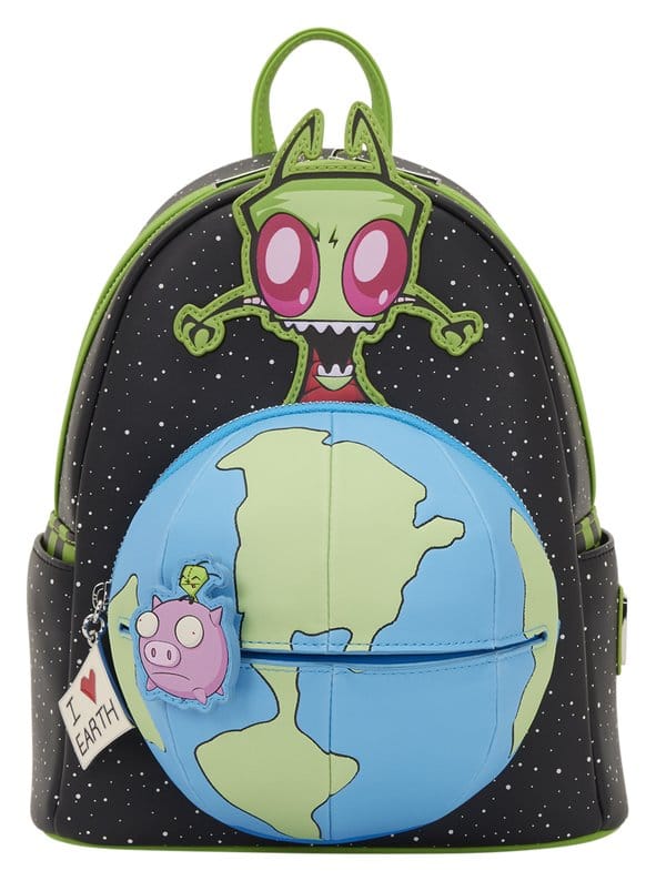 Nickelodeon by Loungefly Mini Rucksack Invader Zim Glow Image 7