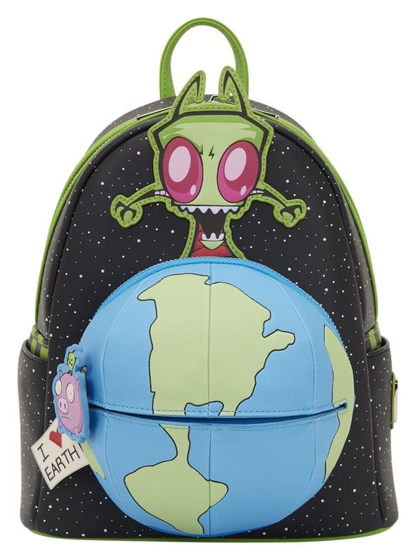 Nickelodeon by Loungefly Mini Rucksack Invader Zim Glow Image 8