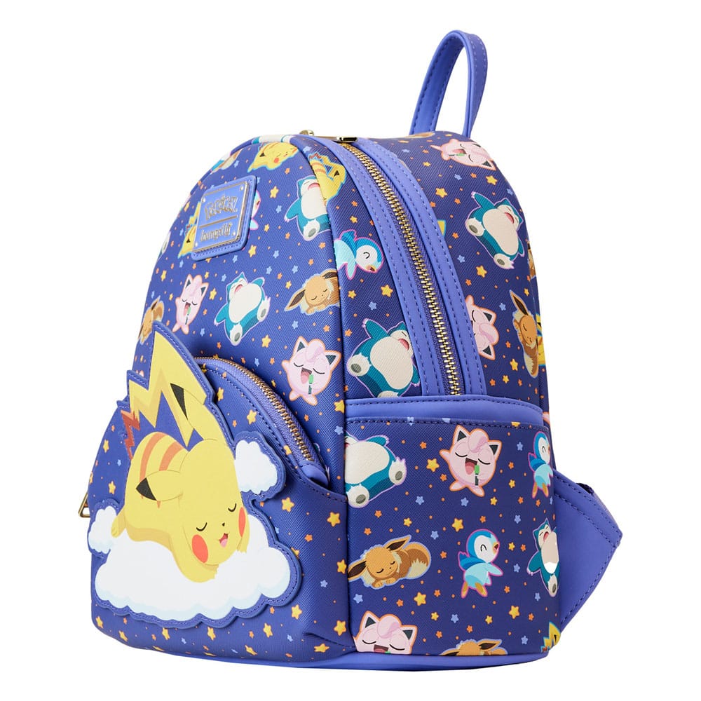 Pokemon by Loungefly Mini Rucksack Sleeping Pikachu and Friends Image 2
