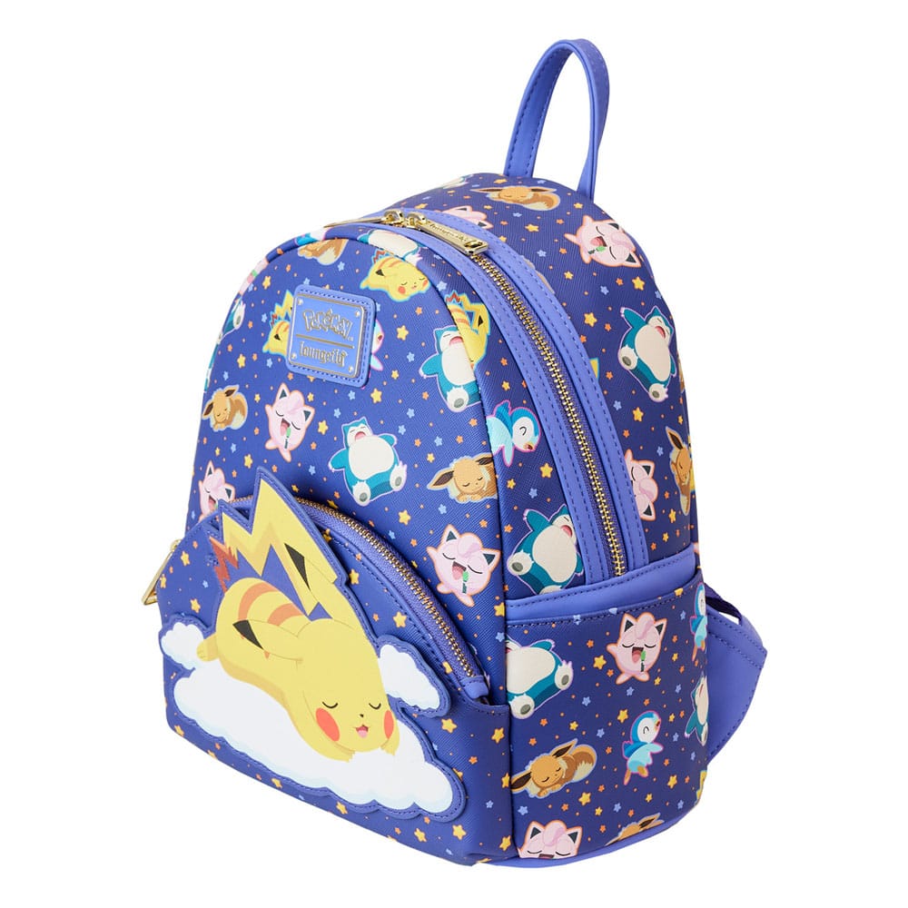 Pokemon by Loungefly Mini Rucksack Sleeping Pikachu and Friends Image 3