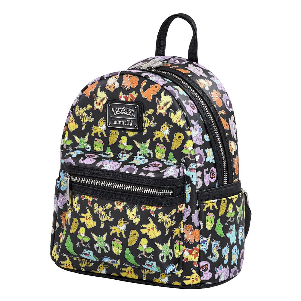 Pokémon by Loungefly Mini Rucksack Multi Character All Over Print Image 1