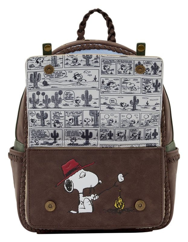 Peanuts by Loungefly Mini Rucksack Spike Desert Image 3