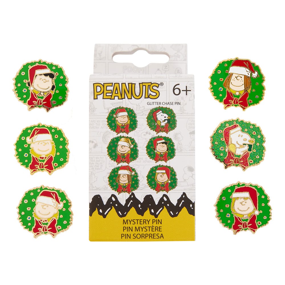 Peanuts by Loungefly Ansteck-Pins Blind Box Snoopy and Friends Holiday Sortiment (12) Image