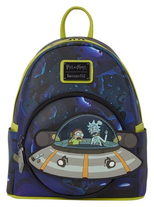 Cartoon Network by Loungefly Mini Rucksack Rick and Morty Space Cruiser Image 1