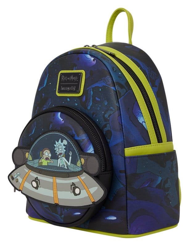 Cartoon Network by Loungefly Mini Rucksack Rick and Morty Space Cruiser Image 4