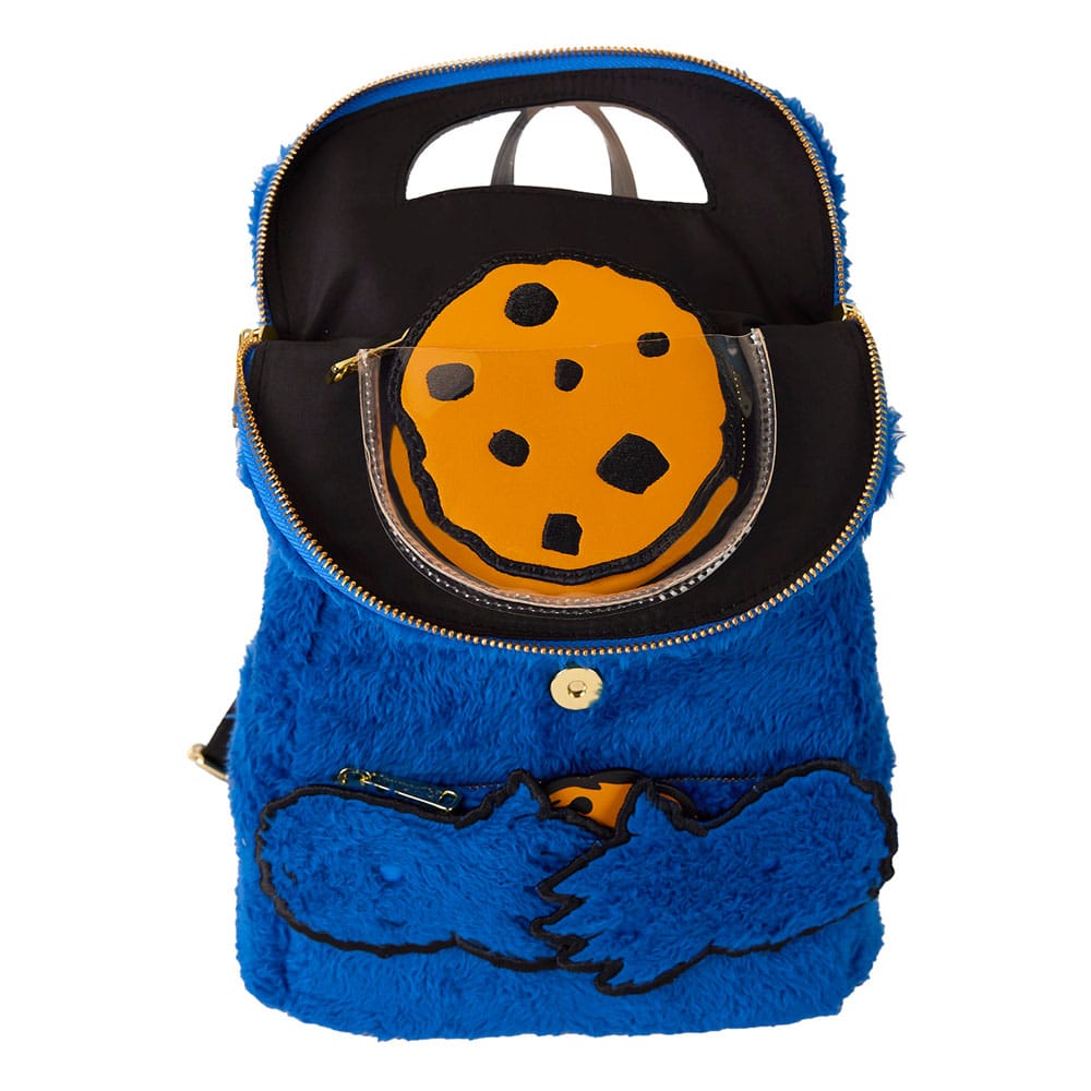 Sesamstraße by Loungefly Plush Mini Rucksack Cookie Monster Image 3