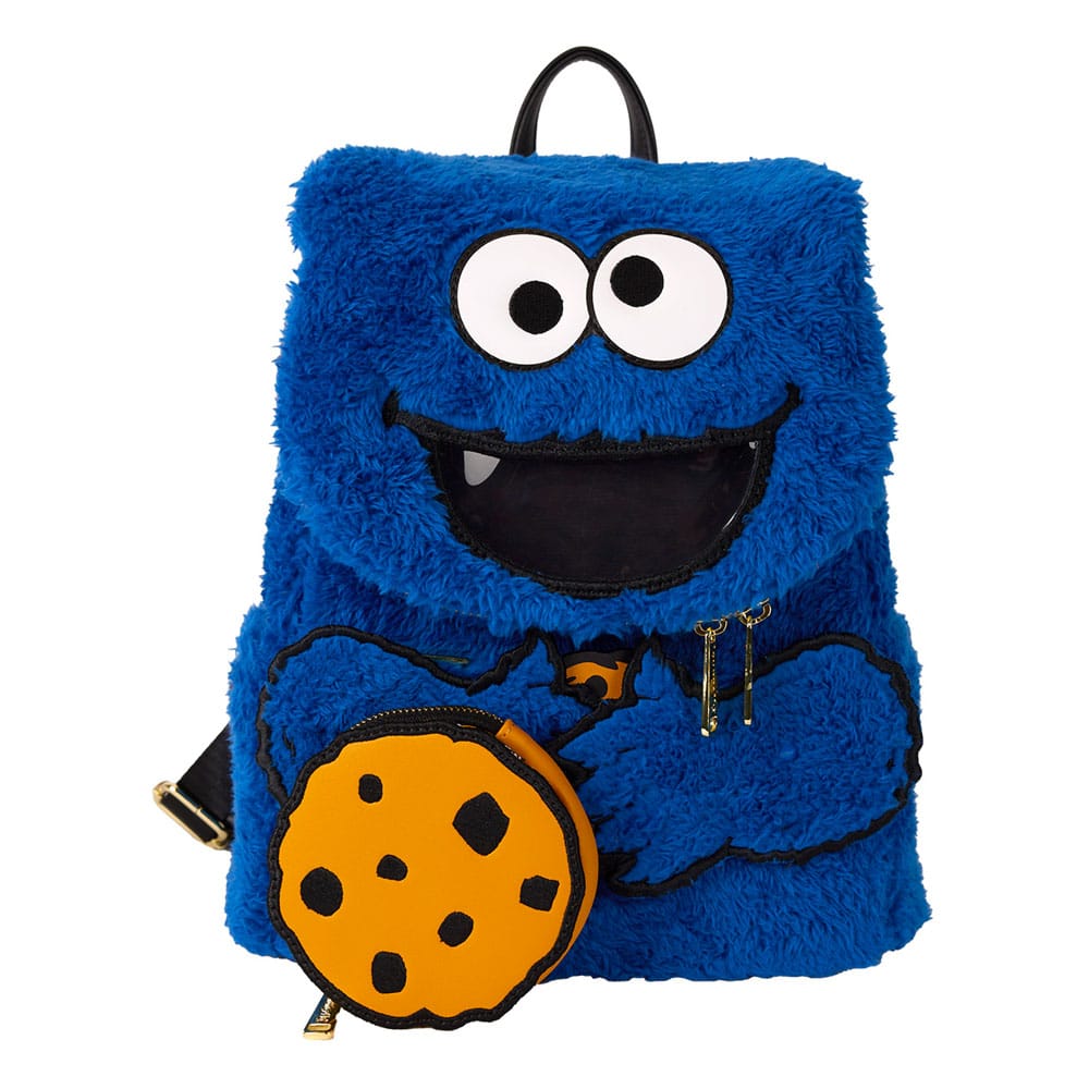 Sesamstraße by Loungefly Plush Mini Rucksack Cookie Monster Image 4