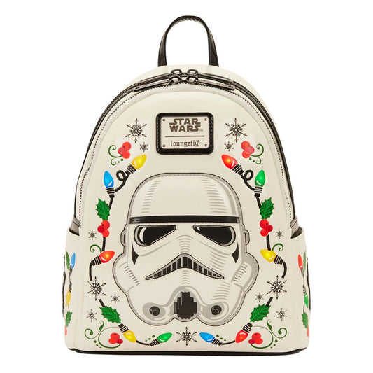 Star Wars by Loungefly Mini Rucksack Stormtrooper Holiday Image 1