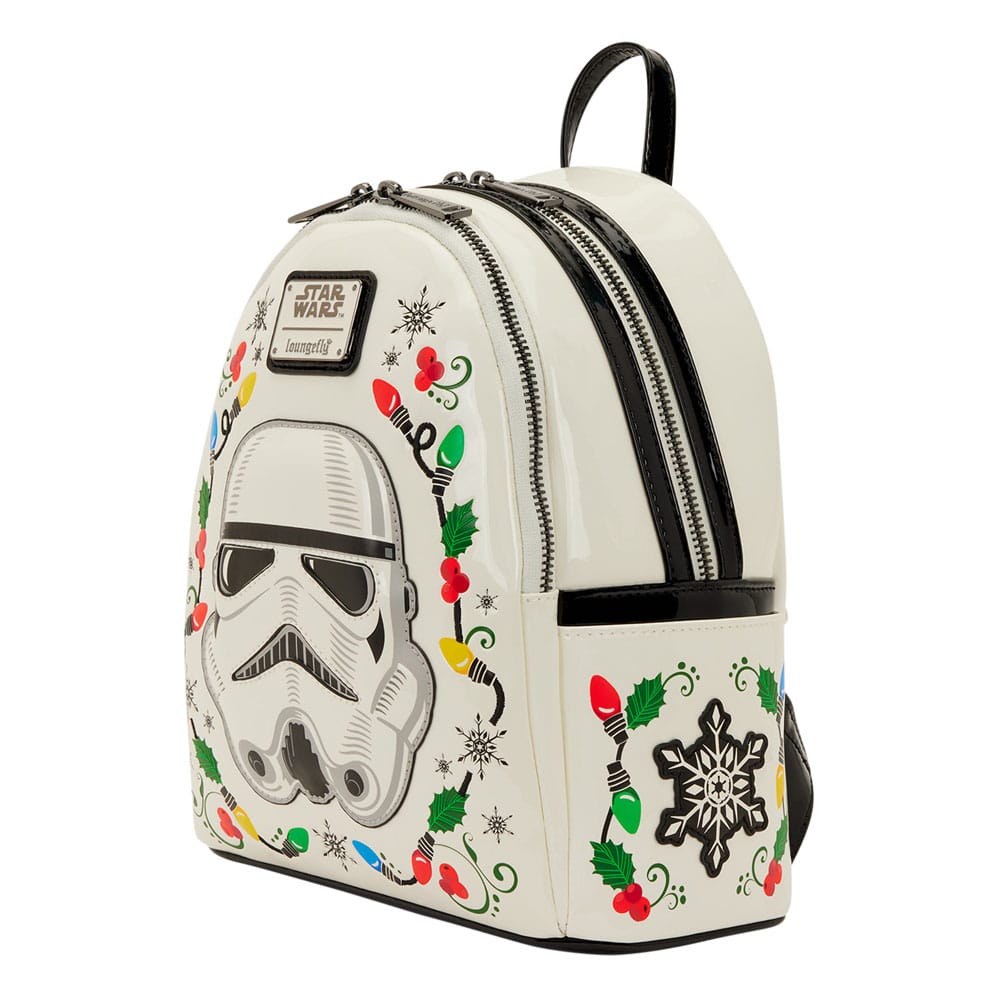 Star Wars by Loungefly Mini Rucksack Stormtrooper Holiday Image 4