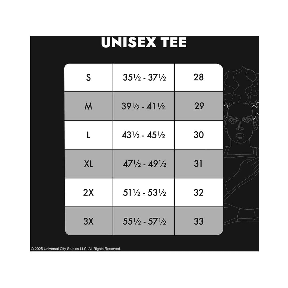 Universal Monsters by Loungefly Tee T-Shirt Unisex Bride of Frankenstein Größe S Image 3