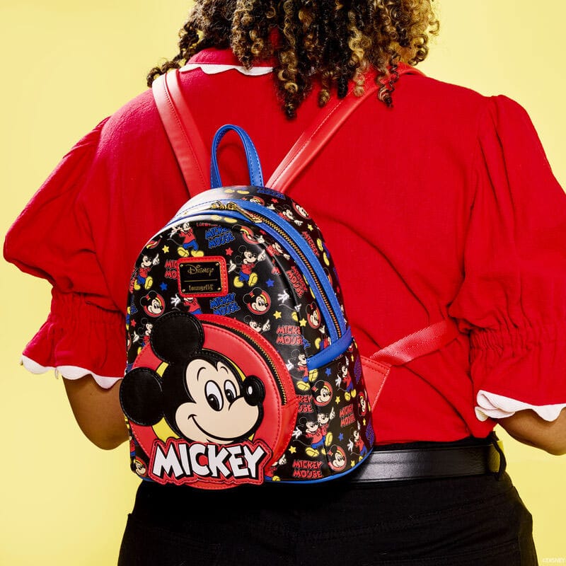 Disney by Loungefly Mini Rucksack Mickey & Minnie Classic Image 2