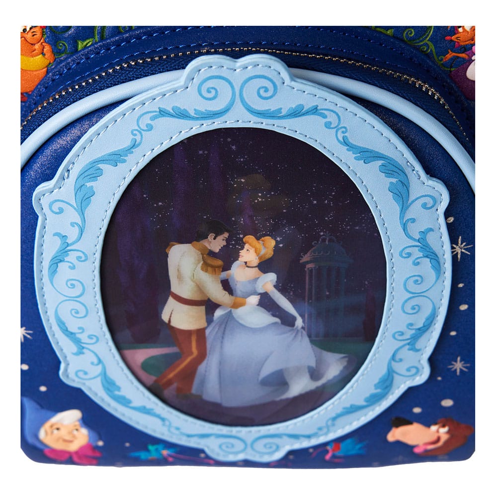 Disney by Loungefly Mini Rucksack 75th Anniversary Cinderella Lenticular Image 6