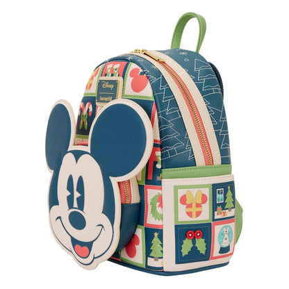 Disney by Loungefly Mini Rucksack Mickey and Minnie Holiday Image 2