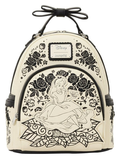 Alice in Wonderland Embroidered Floral Mini Backpack Image 1
