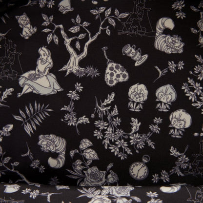 Alice in Wonderland Embroidered Floral Mini Backpack Image 4