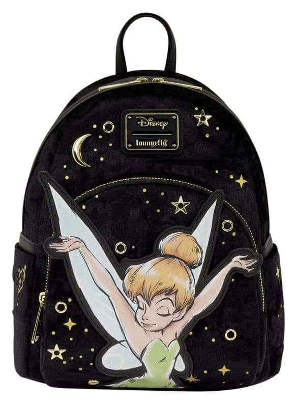 Tinkerbell by Loungefly Mini Rucksack Pixie Dust Velvet Image 1