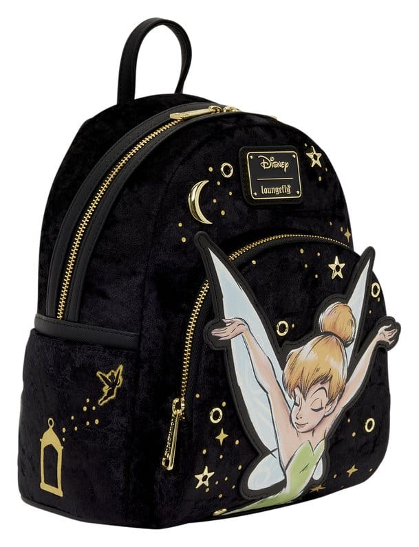 Tinkerbell by Loungefly Mini Rucksack Pixie Dust Velvet Image 4