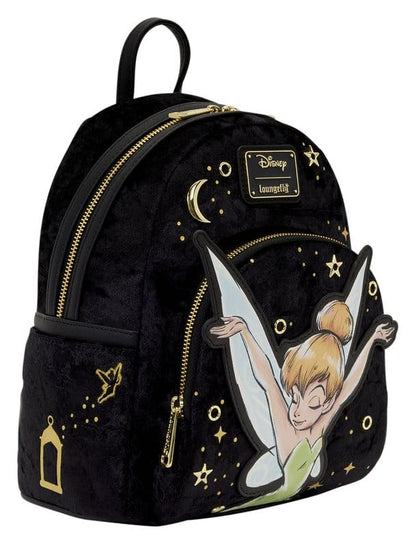 Tinkerbell by Loungefly Mini Rucksack Pixie Dust Velvet Image 4