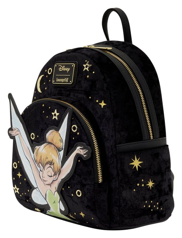 Tinkerbell by Loungefly Mini Rucksack Pixie Dust Velvet Image 5
