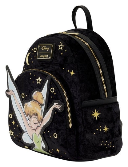 Tinkerbell by Loungefly Mini Rucksack Pixie Dust Velvet Image 5