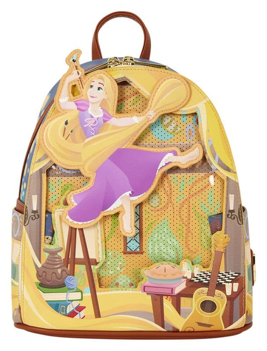 Rapunzel - Neu verföhnt by Loungefly Mini Rucksack Rapunzel Painting Image 1
