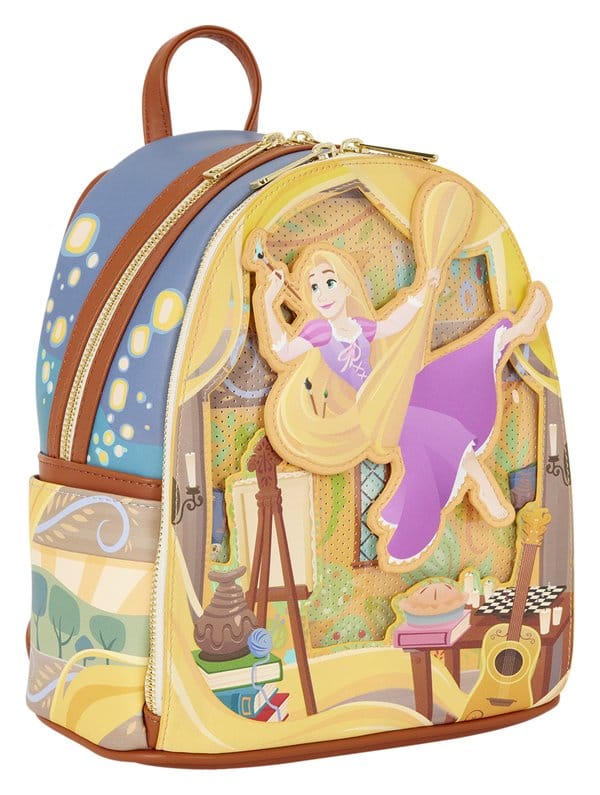 Rapunzel - Neu verföhnt by Loungefly Mini Rucksack Rapunzel Painting Image 5