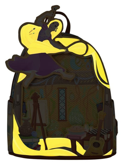 Rapunzel - Neu verföhnt by Loungefly Mini Rucksack Rapunzel Painting Image 6