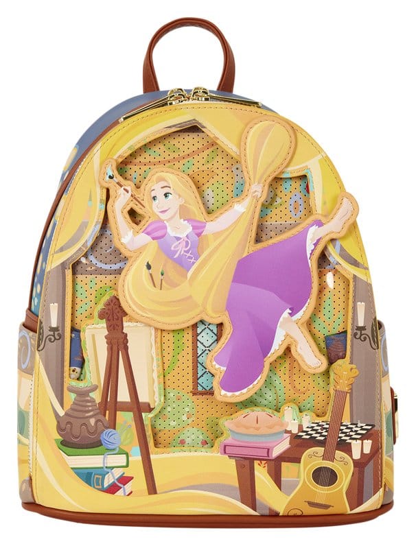 Rapunzel - Neu verföhnt by Loungefly Mini Rucksack Rapunzel Painting Image 8