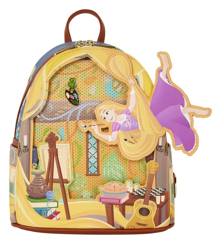 Rapunzel - Neu verföhnt by Loungefly Mini Rucksack Rapunzel Painting Image 9