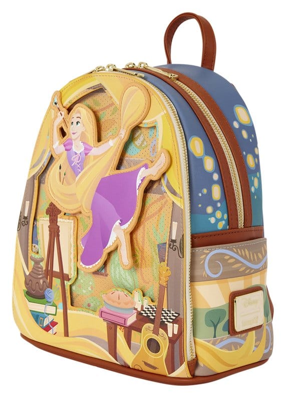 Rapunzel - Neu verföhnt by Loungefly Mini Rucksack Rapunzel Painting Image 10