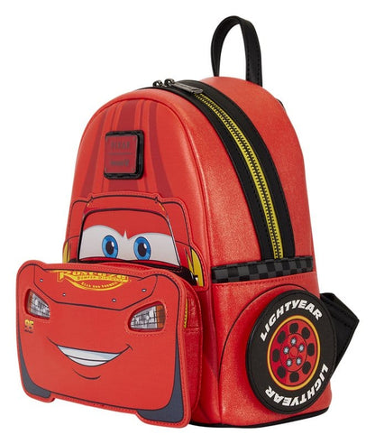 Cars by Loungefly Mini Rucksack 20th Anniversary Lightning McQueen Metallic LightUp Image 2