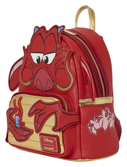 Mulan by Loungefly Mini Rucksack Mushu Glitter Image 3