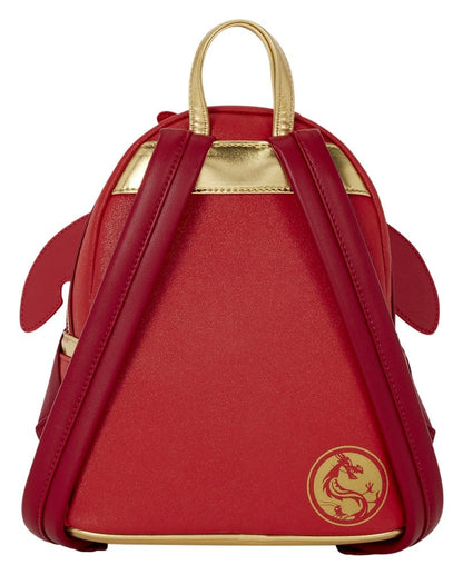 Mulan by Loungefly Mini Rucksack Mushu Glitter Image 4