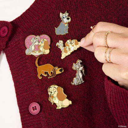 Disney by Loungefly Ansteck-Pins Lady and the Tramp Blind Display (12) Image 2