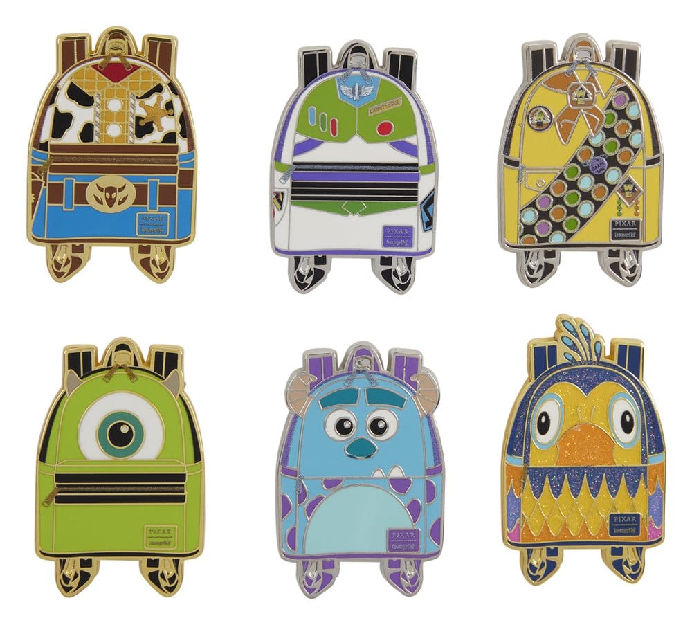 Disney/Pixar by Loungefly Ansteck-Pins Mini Backpack Blind Box Sortiment (12) Image 3